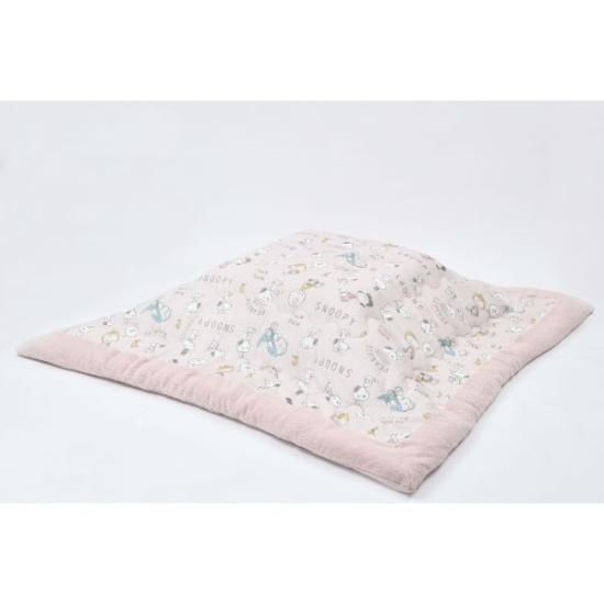 スヌーピー PEANUT こたつ掛ふとん 上掛け ピンク 西川