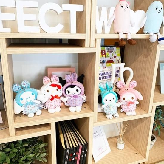 Identity x Sanrio ぬいぐるみマスコット 全6種 サンリオ クロミ フラワーバニー マスコット ぬいぐるみ ボール