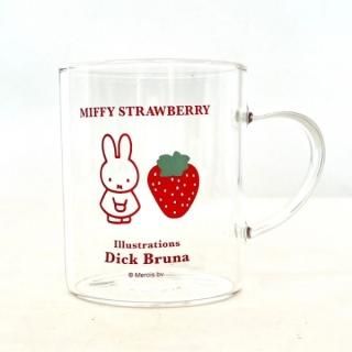 <img class='new_mark_img1' src='https://img.shop-pro.jp/img/new/icons15.gif' style='border:none;display:inline;margin:0px;padding:0px;width:auto;' />ミッフィー miffy ガラスマグ ストロベリーシリーズ 食器