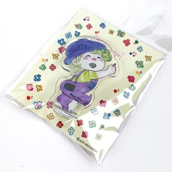 水森亜土　グッズ 水森亜土 アクリルクリップ おえかき