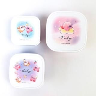 星のカービィ 入れ子ランチボックス 3個入り PUPUPU STARLIGHT お弁当 入園入学 新学期 学校 キッチン
