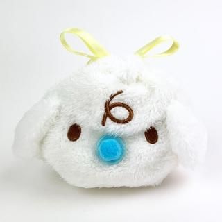 店内セール開催中!10％オフ対象商品! サンリオ みるく まんまる巾着 巾着袋 小物入れ ホワイト