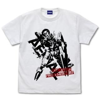 <img class='new_mark_img1' src='https://img.shop-pro.jp/img/new/icons15.gif' style='border:none;display:inline;margin:0px;padding:0px;width:auto;' />機動戦士ガンダム 水星の魔女 ガンダム・エアリアル Tシャツ 半袖 Mサイズ ホワイト