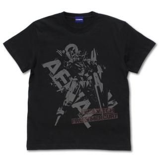 機動戦士ガンダム 水星の魔女 ガンダム・エアリアル Tシャツ 半袖 Lサイズ ブラック