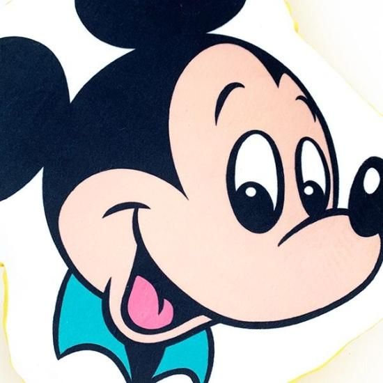 ディズニー ミッキーマウス もちもちフェイスクッション ディズニー ミッキーマウス もちもちフェイスクッション