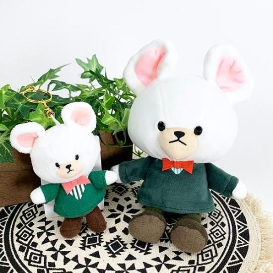 くまのがっこう チャームマスコット デイビット 蝶ネクタイ マスコット