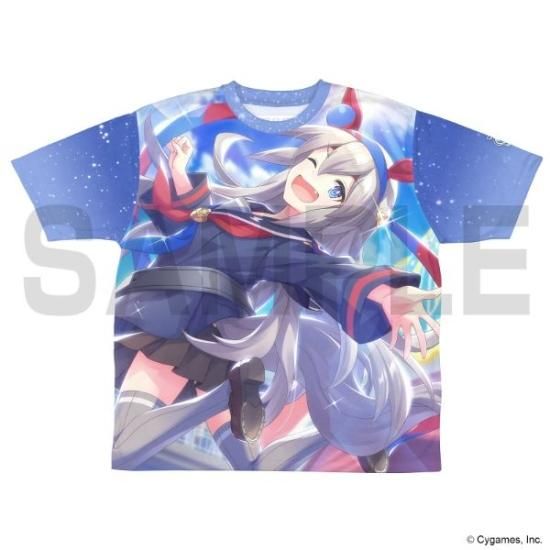 最旬トレンドパンツ ウマ娘 タマモクロス Mサイズ ブルー Tシャツ 両面フルグラフィック クリアファイル