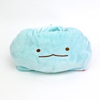 すみっコぐらし  フェイスティッシュカバー(とかげ)  ライトブルー