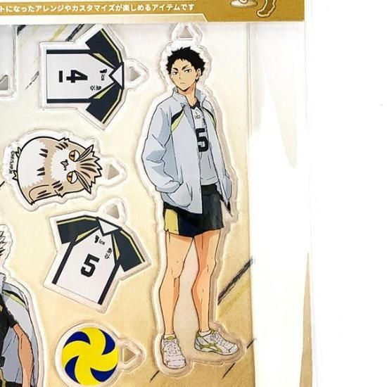 ハイキュー！！ キャラプレート梟谷学園高校 木兎光太郎 赤葦京