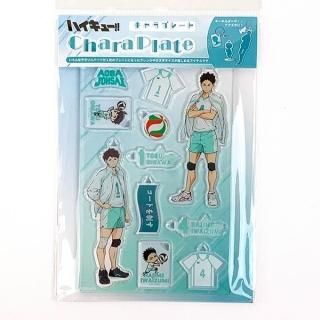 ハイキュー 及川徹 J-WORLD ヘキサ型 アクリルキーチェーン ハイキュー