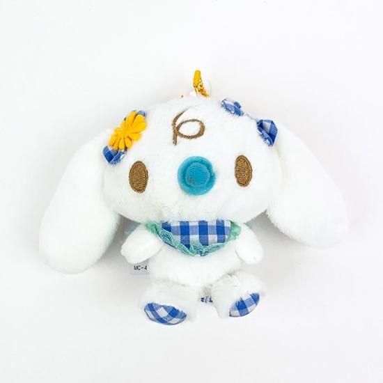 【海外輸入】 サンリオ みるく ブルー ぬいぐるみ マスコット ギンガムエンジェル キャラクターグッズ