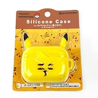 ポケットモンスター シリコンケース ピカチュウ 【AirPods Pro(第1世代、第2世代) 】 イエロー