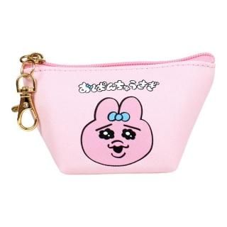 おぱんちゅうさぎ 三角ミニポーチ（アップ） 収納