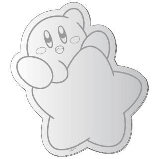 星のカービィ 壁に貼るインテリアミラー（ワープスター） 鏡 任天堂