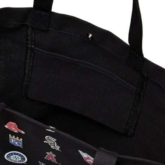 MLB トートバッグ メジャーリーグ 全球団 ブラック 野球グッズ