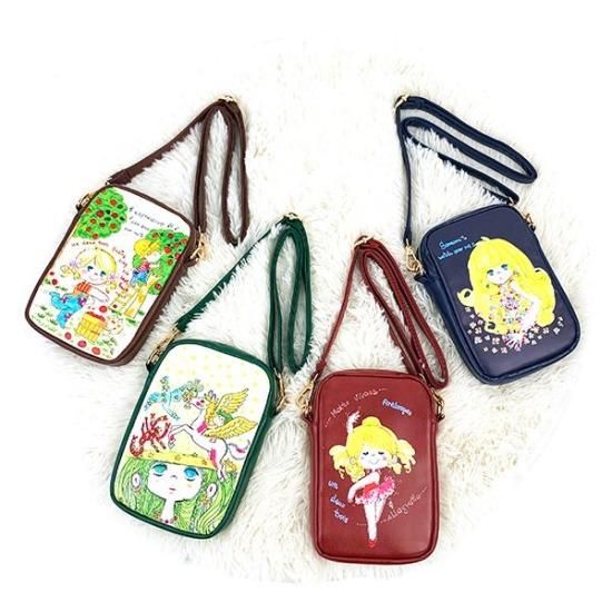 水森亜土 亜土ちゃん 2WAY ミニショルダー サムワン ネイビー
