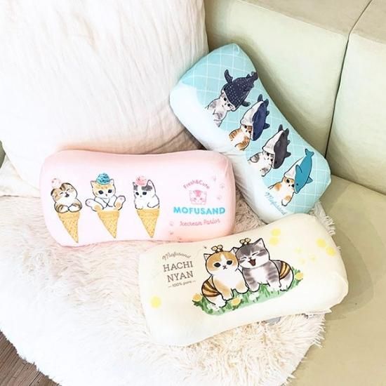mofusand　ぬいぐるみ、クッション、低反発まくら Amazon.co.jp: MORIPiLO モフサンド 低反発クッション 腰枕