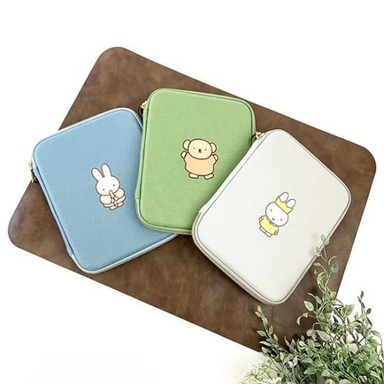 (税込) マルチポーチ miffy ミッフィー (グレー) 通帳ケース 母子手帳ケース マタニティ
