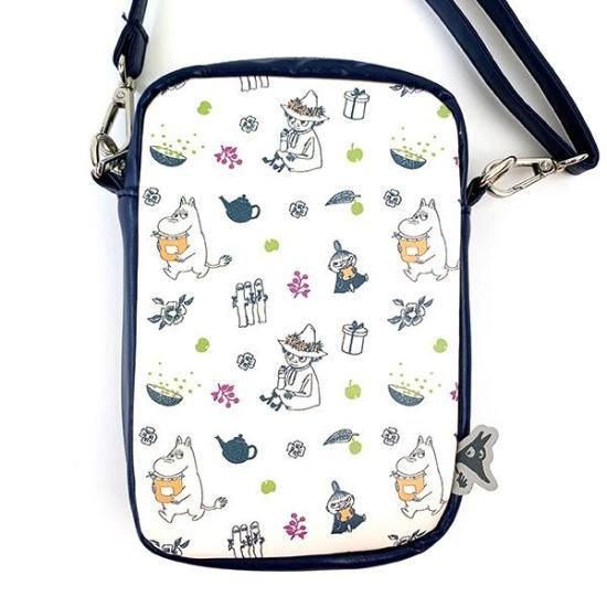 ムーミン 2WAY ミニショルダー 総柄 バッグ ポーチ