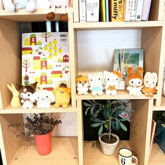 サンリオ　ハローキティ　棚　本棚　インテリア　レトロ　かわいい おもちゃラック「ハローキティ」（おもちゃ収納/絵本収納