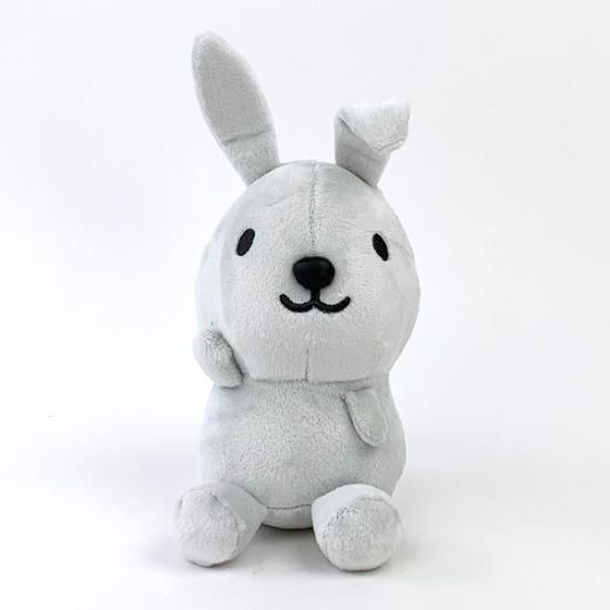 ラヴィット！ ラッピー お座りぬいぐるみ M スマイル インテリア グレー