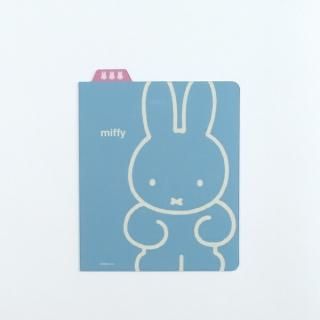 ミッフィー miffy リングノート用下敷き（スクエア) 文房具 ブルー 日本製