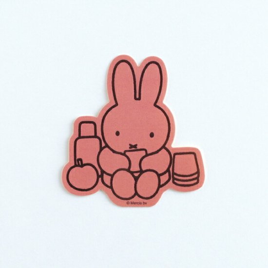 ミッフィー miffy ステッカー（パープル） シール 日本製 送料込み