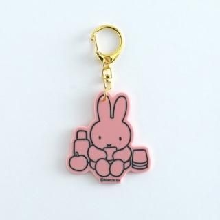 会員様限定50％OFF対象商品！ ミッフィー miffy キーホルダー キーリング ピンク 日本製