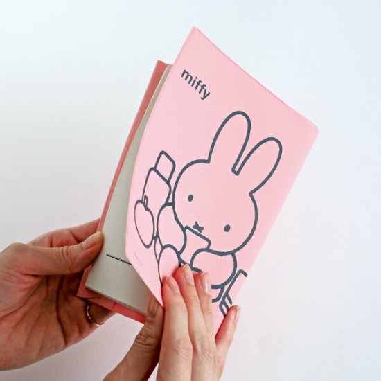 ミッフィー miffy PVC ブックカバー 本カバー ピンク 文庫本サイズ 日本製
