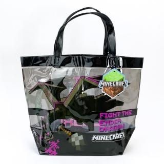 <img class='new_mark_img1' src='https://img.shop-pro.jp/img/new/icons15.gif' style='border:none;display:inline;margin:0px;padding:0px;width:auto;' />マインクラフト Minecraft ビニールバッグ ブラック バッグ サマー アウトドア プール