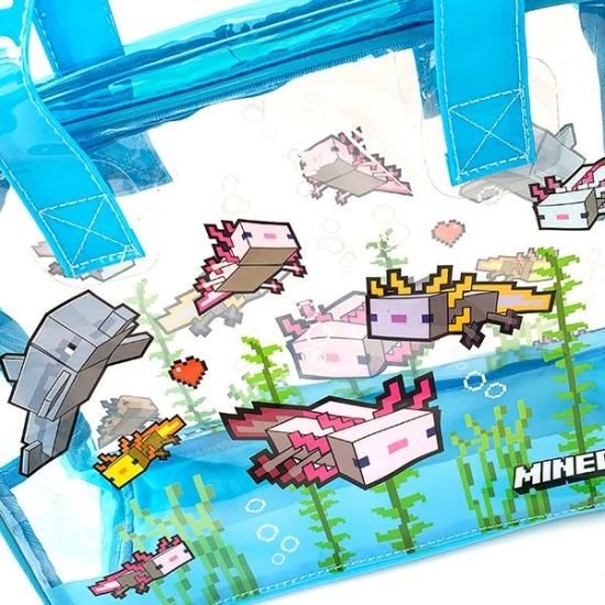 マインクラフト Minecraft ビニールトート 水中 トートバッグ サマー