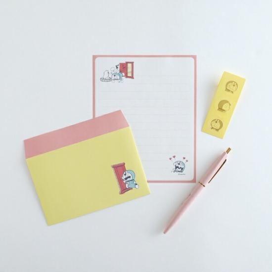 ドラえもん レターセット どこでもドア 文具 手紙 便箋