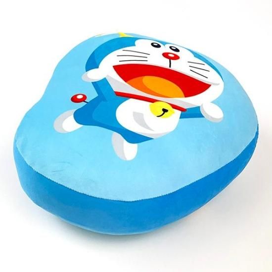 ドラえもん もちもちダイカットクッション インテリア ブルー