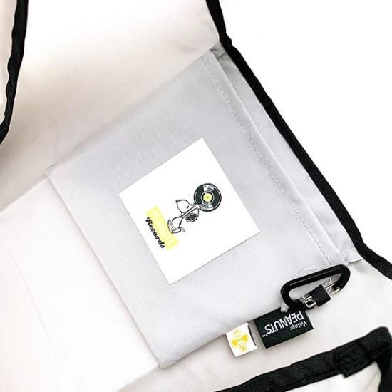 スヌーピー HQエコバッグ RECORD PEANUTS バッグ 手提げ GY スヌーピー HQエコバッグ RECORD PEANUTS バッグ 手提げ GY