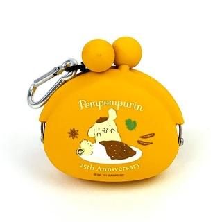店内セール開催中!10％オフ対象商品! サンリオ ポムポムプリン 25thミニがまくち POCHIBI 小物入れ イエロー