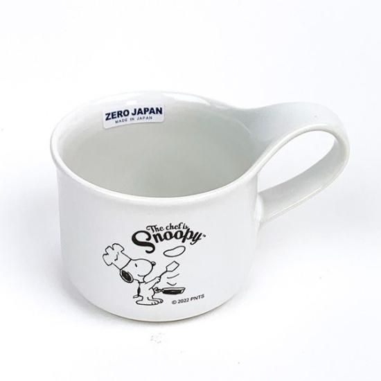スヌーピー カフェマグ(S) シェフスヌーピー PEANUTS ホワイト