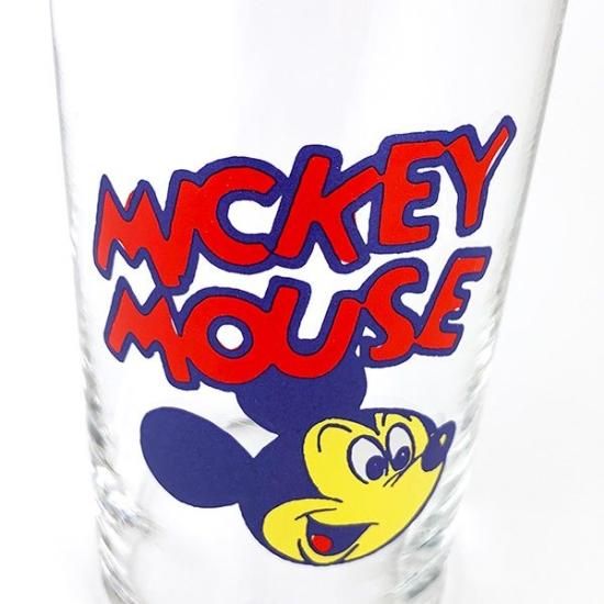 ディズニー ミッキーマウス フリーグラス コップ Disney 日本製