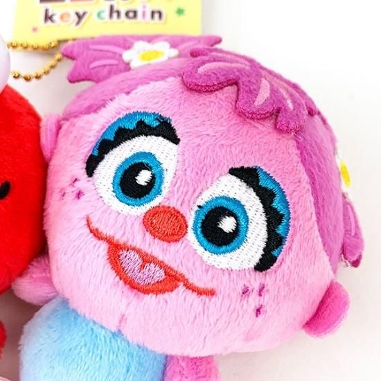 セサミストリート ニコぬいキーホルダー エルモ＆アビー