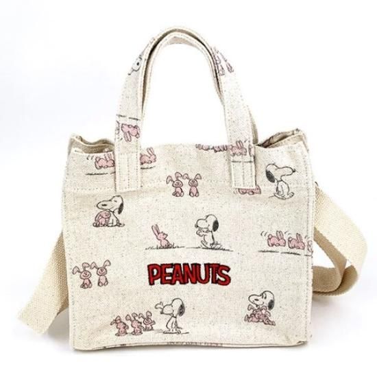 スヌーピー PEANUTS ☆新品☆ ボア バッグ 2種類 セット スヌーピー PEANUTS ☆新品☆ ボア バッグ 2種類 セット
