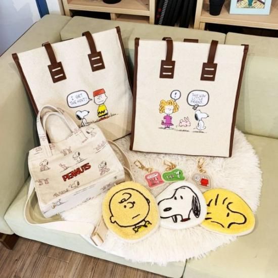 スヌーピー 2WAYキャンバスミニショルダーバッグ SNOPPY アコモデ