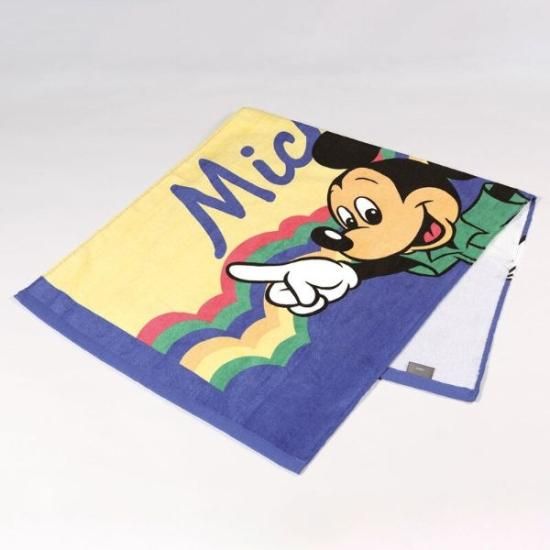 ディズニー ミッキー レトログリッド ひざ掛け | タオル製品を