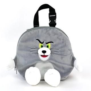 トムとジェリー ぬいぐるみ保冷ポーチ トム 保冷バッグ サマー グレー