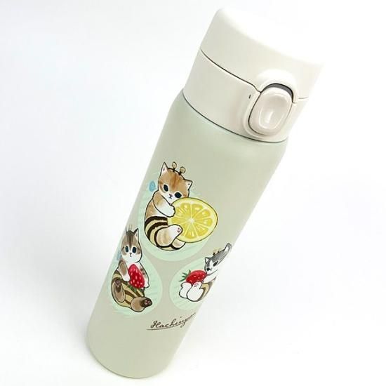 モフサンド 水筒 海外限定 dショッピング |mofusand ステンレスワンプッシュボトル 480ml