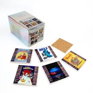 店内セール開催中!10％オフ対象商品! ディズニー100周年 ポスター柄タイルコースター《全6柄セット》 Disney インテリア 大人買い 日本製