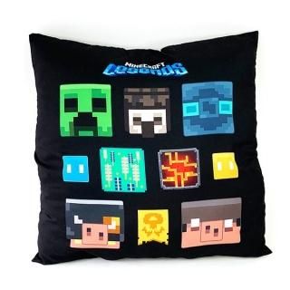 マインクラフト 背当てクッション ブラック インテリア マイクラ