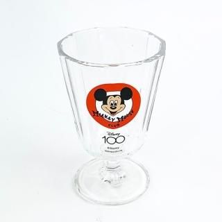 店内セール開催中!10％オフ対象商品! ディズニー100周年 脚付きグラス ミッキーレトロポップ Disney ガラスコップ 日本製