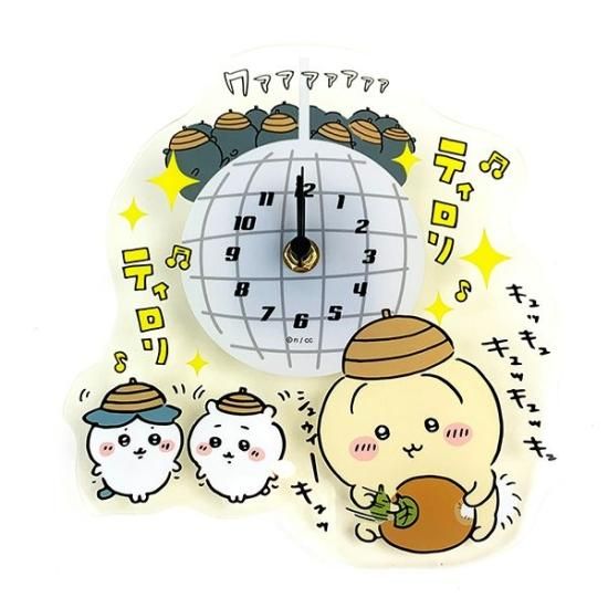 置き時計・壁掛け時計　集合(D/グリーン) めざまし時計 「ちいかわ なんか小さくてかわいいやつ」 Amazon.co.jp: ちいかわ 目覚まし時計 スピーカー 置き時計