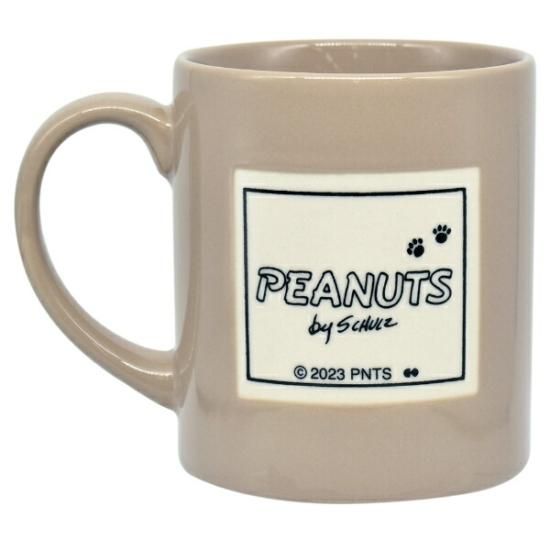 スヌーピー SNOOPY コミック グレー マグ コップ PEANUTS