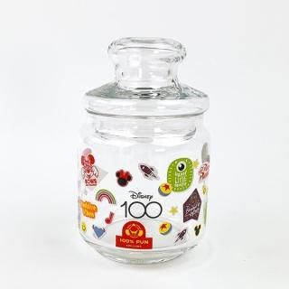 店内セール開催中!10％オフ対象商品! ディズニー100周年 ガラスキャニスター (スタンダード・ピクサー) 小物入れ キッチン 日本製 Disney