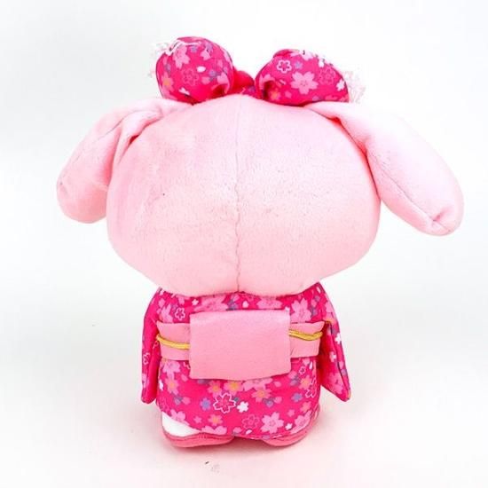 高級素材使用ブランド S ぬいぐるみ サンリオ 桜着物 人形 マスコット マイメロディ ぬいぐるみ